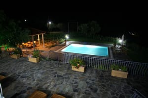 26 Pool and Garden at Night